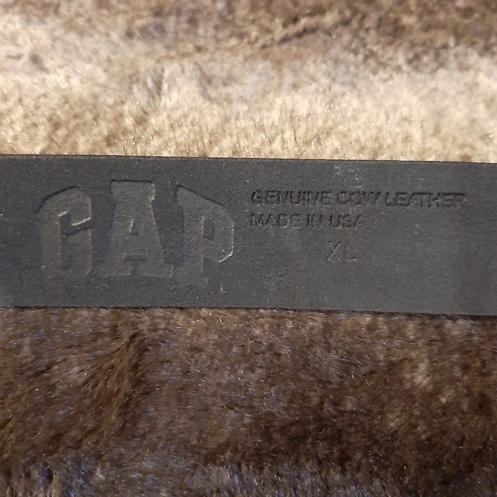 Gap Leather Belt Juniors XL Black Silver Casual School Dressy Girls Boys Kids